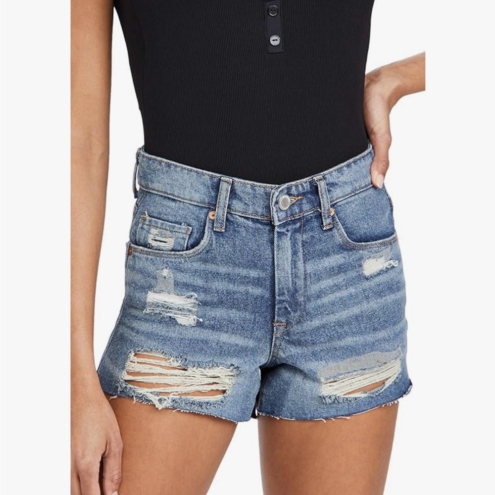 BLANK NYC Women's The Barrow Vintage High Rise Denim Short size 30 NWT